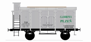 BuBi Model H040059 - H0 -  Bierwagen Gambrinus
